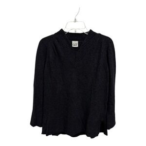 Oui Collection Cashmere Wool Blend Sweater Size XL VNeck Knit Style Winter